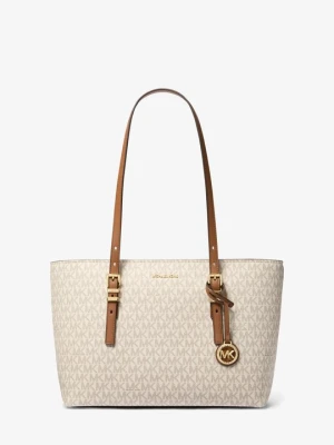Średnia skórzana torba tote Quinn z charakterystycznym logo Michael Kors