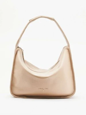 Średnia skórzana torebka na ramię Contemporary Hobo PATRIZIA PEPE