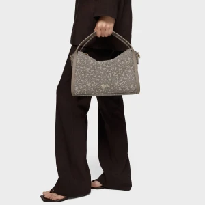 Średnia Szarobrązowa Torba Miejska Kaos Mini Lines - Tous