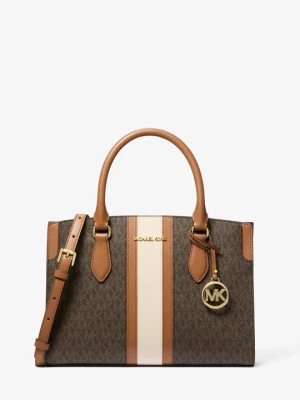 Średnia torba Becca z paskiem i charakterystycznym logo Michael Kors