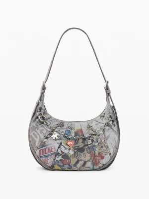 Średnia torba Denim Mickey™ Desigual czarny