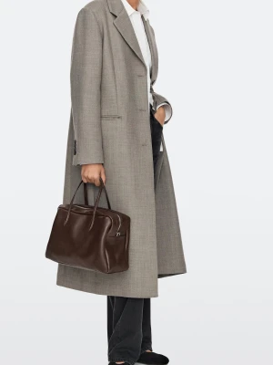 Średnia Torba Duffle Ze Skóry Nappa - Brązowy - Massimo Dutti - Female