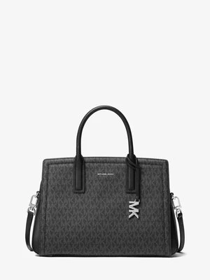 Średnia torba Laila z charakterystycznym logo Michael Kors CZARNY (Czarny)