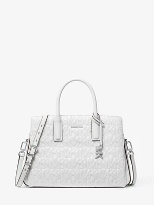 Średnia torba Laila z wytłoczonym logo MICHAEL Michael Kors