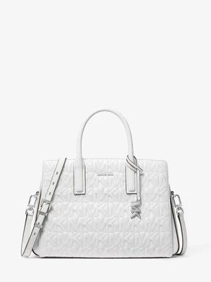 Średnia torba Laila z wytłoczonym logo MICHAEL Michael Kors