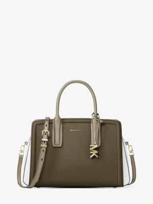 Średnia torba Laila ze skóry groszkowej w bloki kolorów Michael Kors