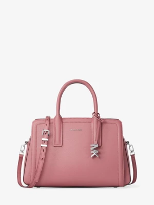 Średnia torba Laila ze skóry Michael Kors PALISANDER (Różowy)