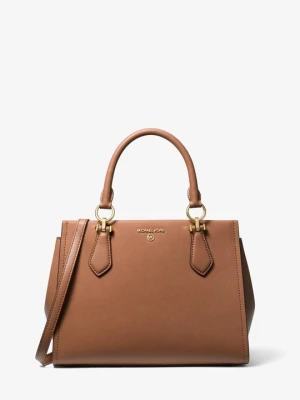 Średnia torba Marylin ze skóry saffiano Michael Kors BRĄZOWY (Brązowy)