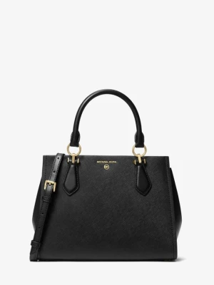 Średnia torba Marylin ze skóry saffiano Michael Kors CZARNY (Czarny)