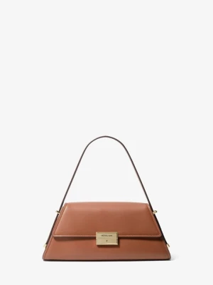 Średnia torba na ramię Ludlow ze skóry Michael Kors BRĄZOWY (Brązowy)