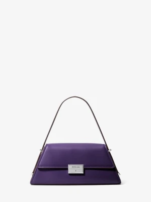 Średnia torba na ramię Ludlow ze skóry Michael Kors IRYSOWY (Purpurowy)