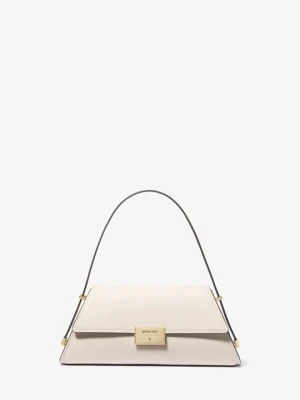Średnia torba na ramię Ludlow ze skóry Michael Kors JASNOKREMOWY (Naturalny)