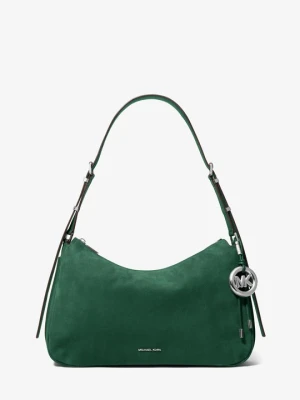 Średnia torba na ramię Nolita z nubuku Michael Kors MECH (Zielony)