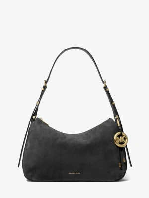 Średnia torba na ramię Nolita z odpinanym paskiem Michael Kors CZARNY (Czarny)