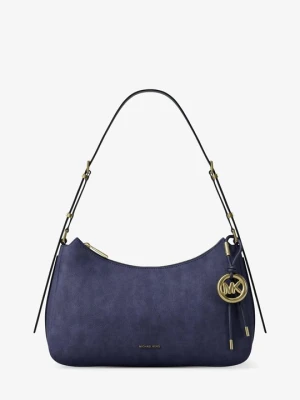 Średnia torba na ramię Nolita z odpinanym paskiem Michael Kors NIEBIESKI FORMALNY (Niebieski)