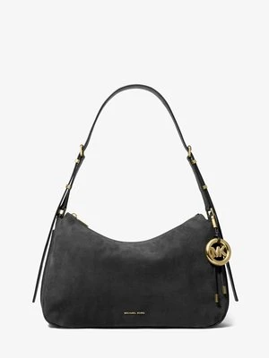 Średnia torba na ramię Nolita z odpinanym paskiem Michael Kors CZARNY (Czarny)