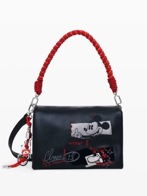 Średnia torba na ramię z efektem skóry Mickey™ Desigual