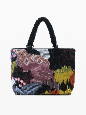 Średnia torba na ramię z koralikami Desigual