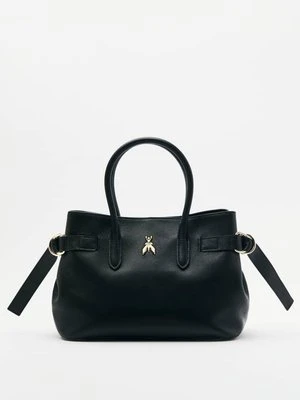 Średnia torba New Business ze skóry PATRIZIA PEPE