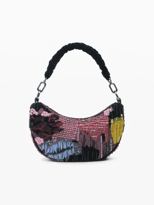 Średnia torba shopper z koralikami Desigual