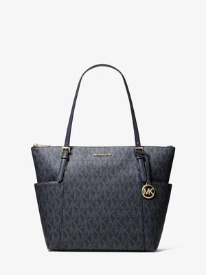Średnia torba tote Charlotte z zapięciem na zamek i charakterystycznym logo Michael Kors Outlet