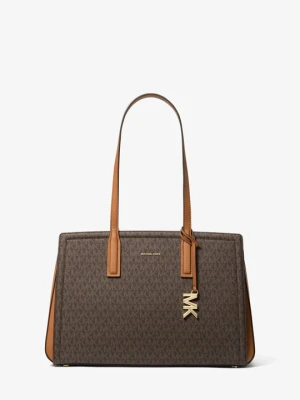 Średnia torba tote Laila z charakterystycznym logo Michael Kors