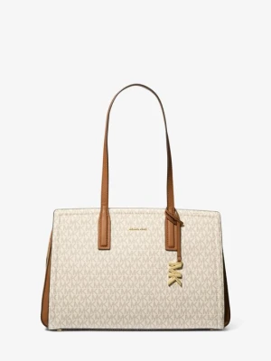 Średnia torba tote Laila z charakterystycznym logo Michael Kors