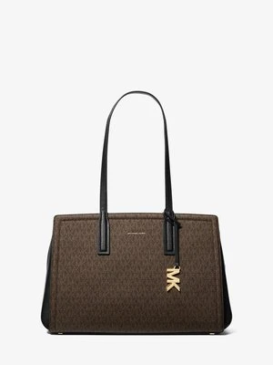 Średnia torba tote Laila z charakterystycznym logo MICHAEL Michael Kors