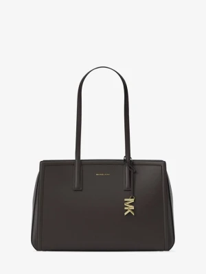 Średnia torba tote Laila ze skóry Michael Kors CZEKOLADOWY (Brązowy)
