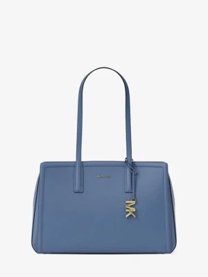 Średnia torba tote Laila ze skóry Michael Kors FRANCUSKI NIEBIESKI (Niebieski)