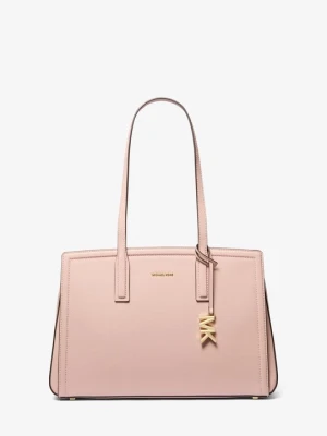 Średnia torba tote Laila ze skóry Michael Kors ŁAGODNY RÓŻ (Różowy)