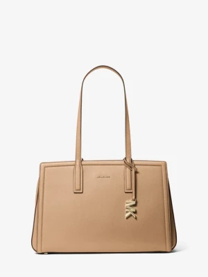 Średnia torba tote Laila ze skóry Michael Kors ŁUPINA (Naturalny)