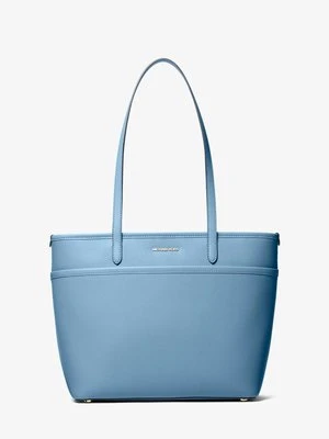 Średnia torba tote Marlowe ze skóry groszkowej z kieszenią MICHAEL Michael Kors