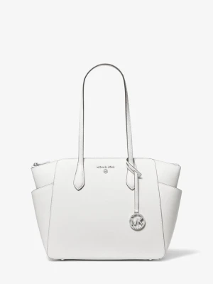Średnia torba tote Marylin ze skóry saffiano Michael Kors OPTYCZNA BIEL (Biały)