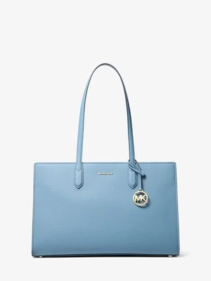 Średnia torba tote Scarlett ze skóry groszkowej MICHAEL Michael Kors