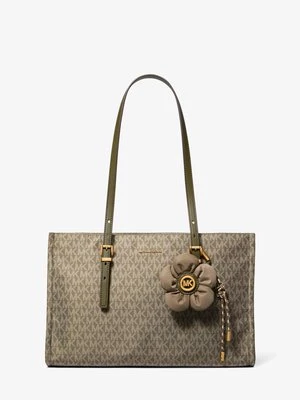 Średnia torba tote Zadie z nadrukiem z logo MICHAEL Michael Kors