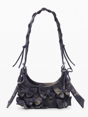 Średnia torba z bawełnianymi kokardami Desigual