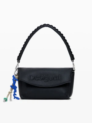 Średnia torba z klapką z logo 3D Desigual