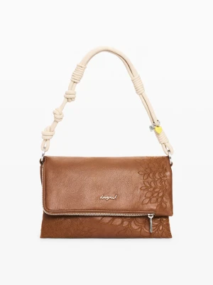 Średnia torba z zawieszką logo Desigual