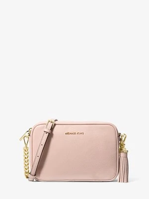 Średnia torebka do przewieszenia przez ramię Jet Set ze skóry groszkowej MICHAEL Michael Kors