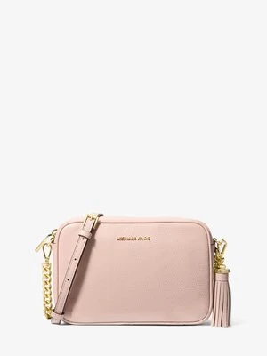 Średnia torebka do przewieszenia przez ramię Jet Set ze skóry groszkowej MICHAEL Michael Kors