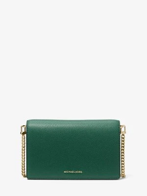 Średnia torebka do przewieszenia przez ramię Jet Set ze skóry groszkowej MICHAEL Michael Kors