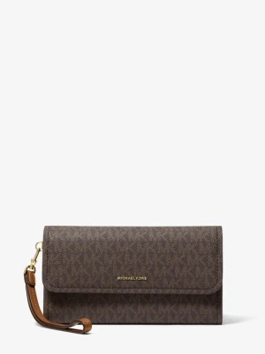 Średnia torebka Jet Set na nadgarstek na smartphona z charakterystycznym logo Michael Kors