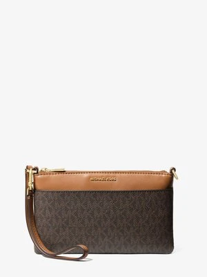 Średnia torebka Jet Set na nadgarstek z charakterystycznym logo MICHAEL Michael Kors