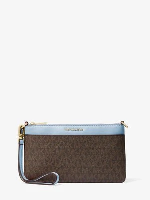 Średnia torebka Jet Set na nadgarstek z charakterystycznym logo MICHAEL Michael Kors