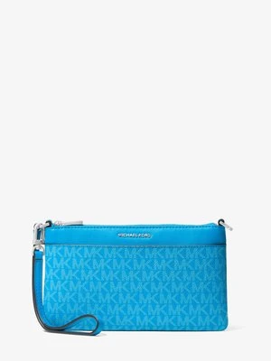 Średnia torebka Jet Set na nadgarstek z charakterystycznym logo z odpinanym paskiem MICHAEL Michael Kors