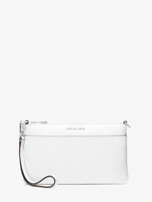 Średnia torebka na nadgarstek Jet Set z groszkowanej skóry z przepinanym paskiem MICHAEL Michael Kors