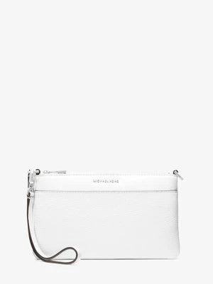 Średnia torebka na nadgarstek Jet Set z groszkowanej skóry z przepinanym paskiem MICHAEL Michael Kors