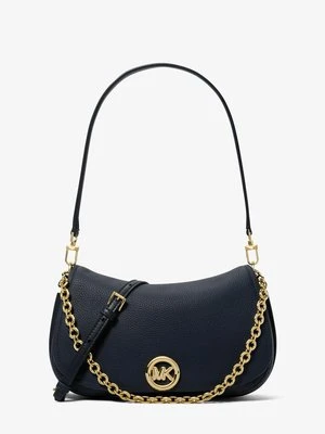 Średnia torebka na ramię Nolita ze skóry groszkowej z odpinanym paskiem MICHAEL Michael Kors