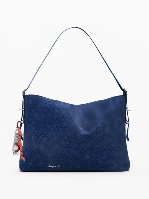 Średnia torebka na ramię z tłoczeniem mandali Desigual